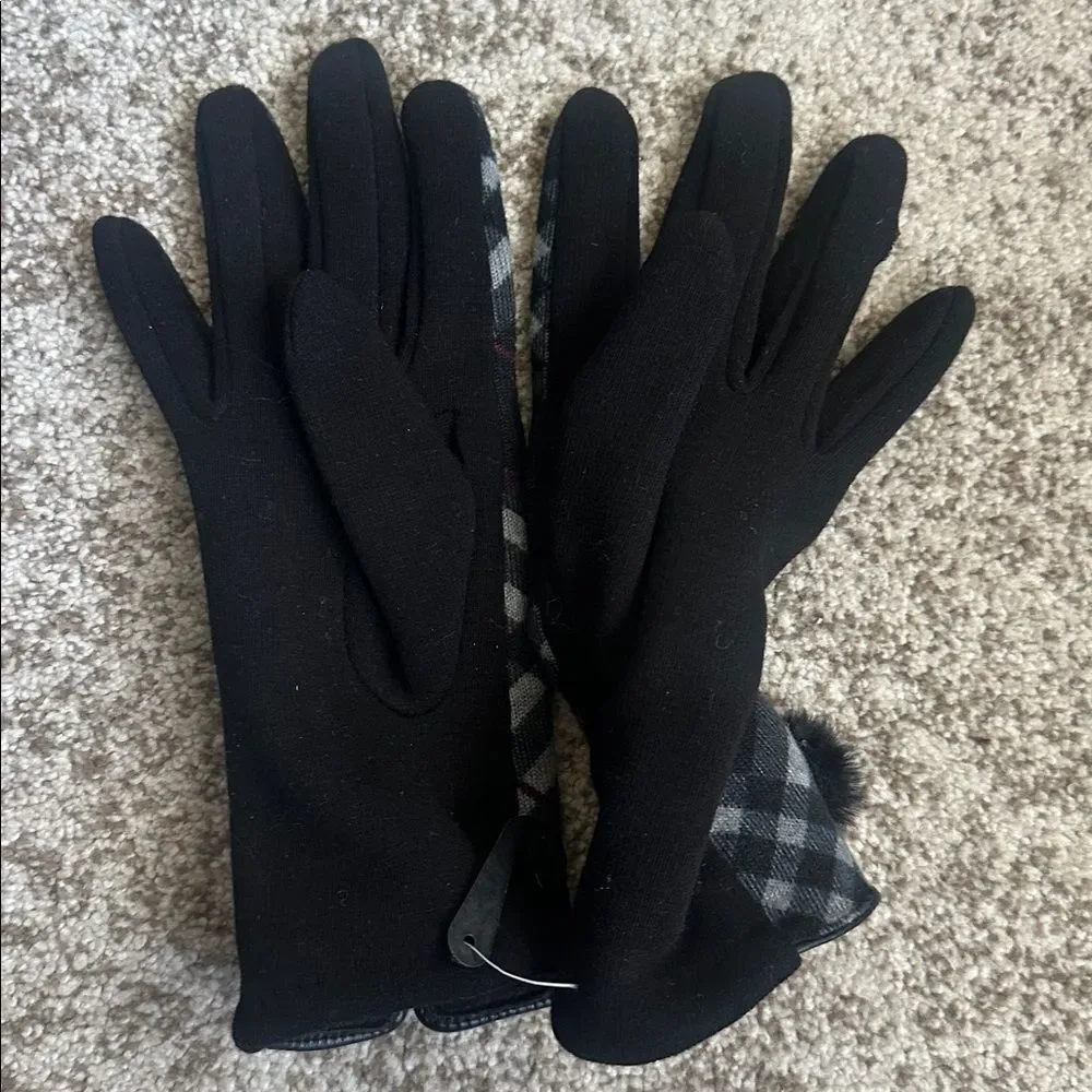 Trezo Plaid Women’s Hand Gloves O/S New